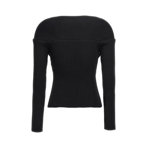 Rib-Knit Bustier Top