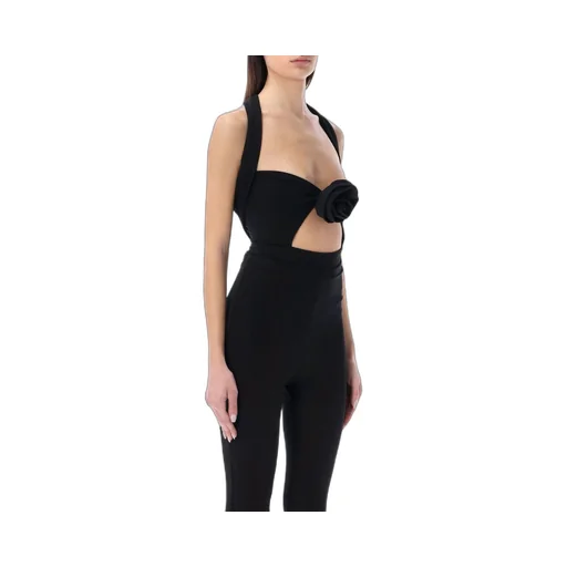 Rear Zipped Twisted Cut-Out Bodysuit