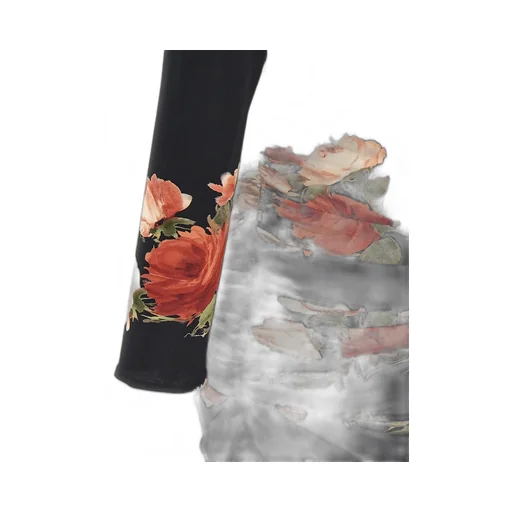 Floral-Printed Draped Mini Dress