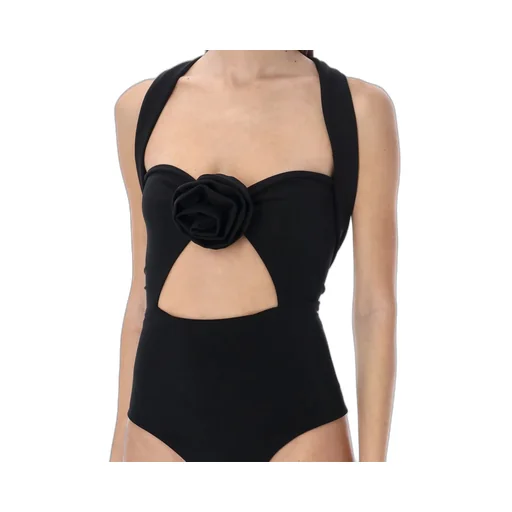 Rear Zipped Twisted Cut-Out Bodysuit