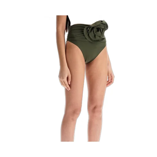 Floral Detailed High-Waisted Bikini Bottom