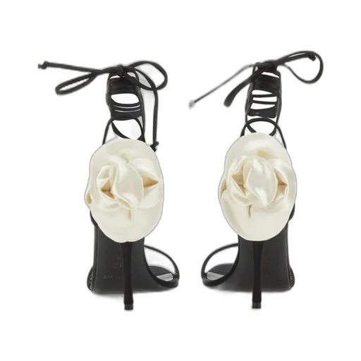 Flower Heel Sandals