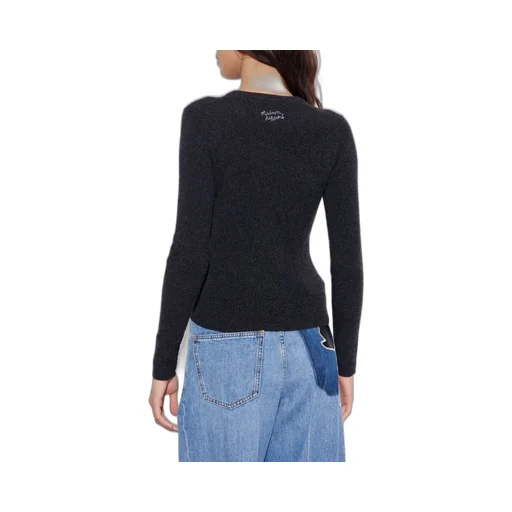 Logo Embroidered Knitted Jumper