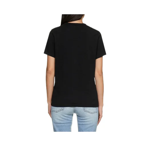 Tricolor Fox Patch Crewneck T-Shirt