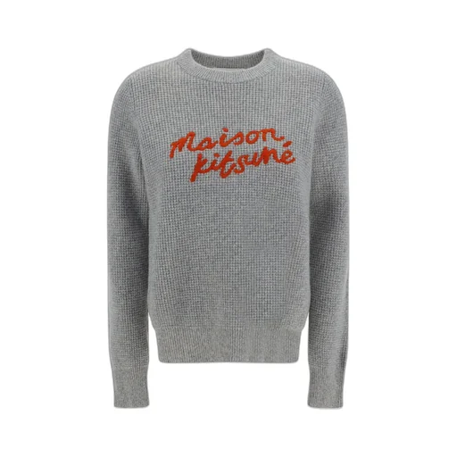 Logo Embroidered Knit Jumper