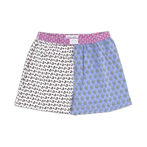 Block Print Patterned Shorts