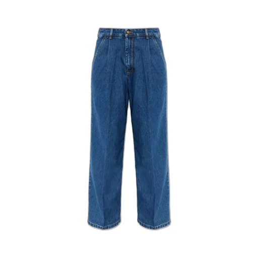 Pleated Jeans