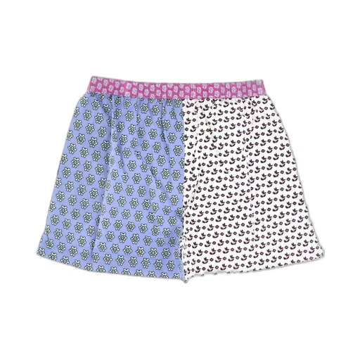 Block Print Patterned Shorts