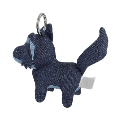 Denim Fox Keyring