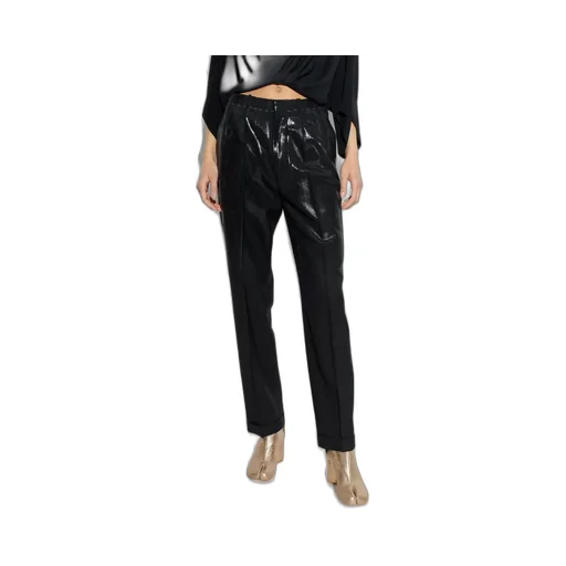 Shiny Crease Front Trousers