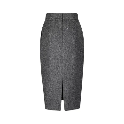 High Waist Pleated Skirt