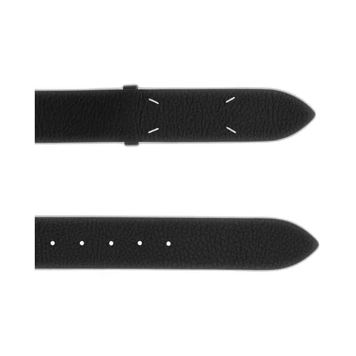 Four-Stitch Logo Detailed Belt