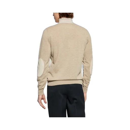 Two-Toned Turtleneck Knitted Jumper