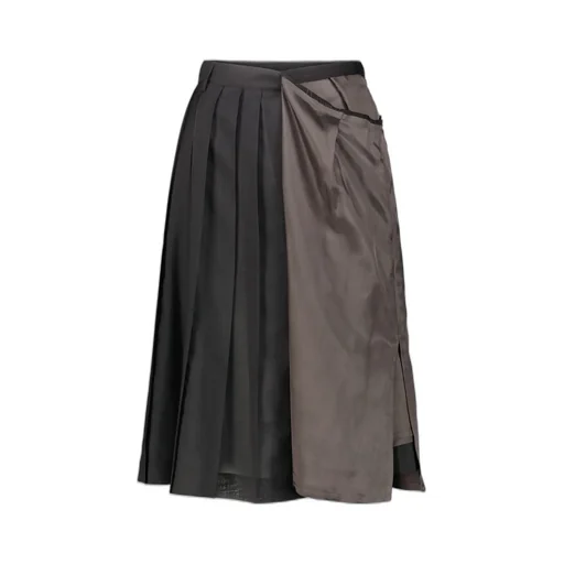 Asymmetric Midi Skirt