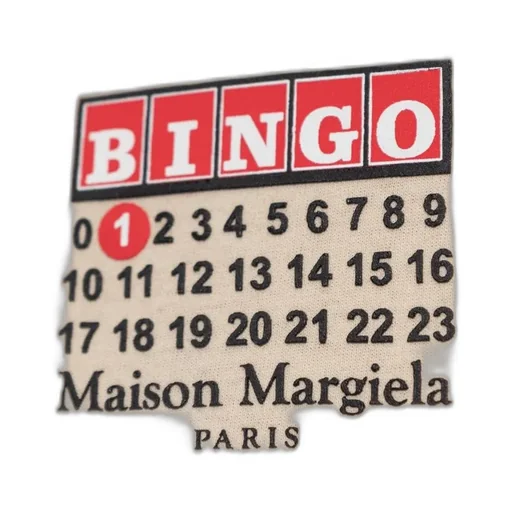 Numbers-Printed Crewneck T-Shirt