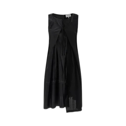 Sleeveless Asymmetric Midi Dress