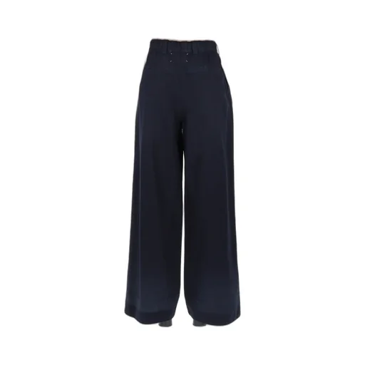 Wide-Leg Pleated Trousers