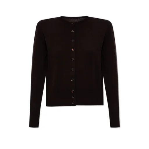Cropped Crewneck Cardigan