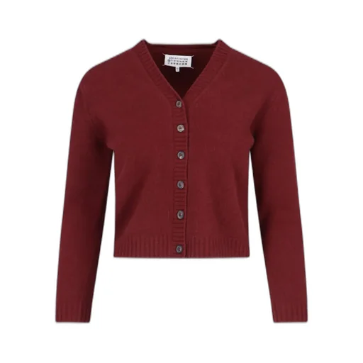 V-Neck Button-Up Cardigan