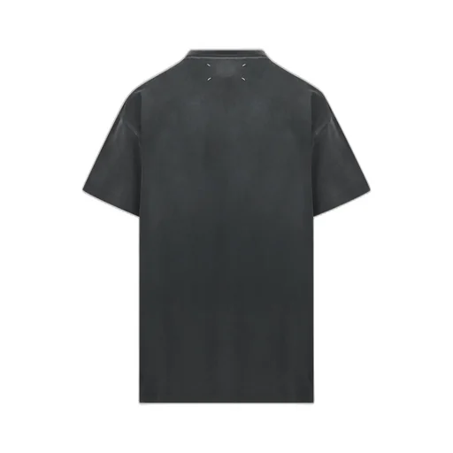 Reverse Logo Detailed Crewneck T-Shirt