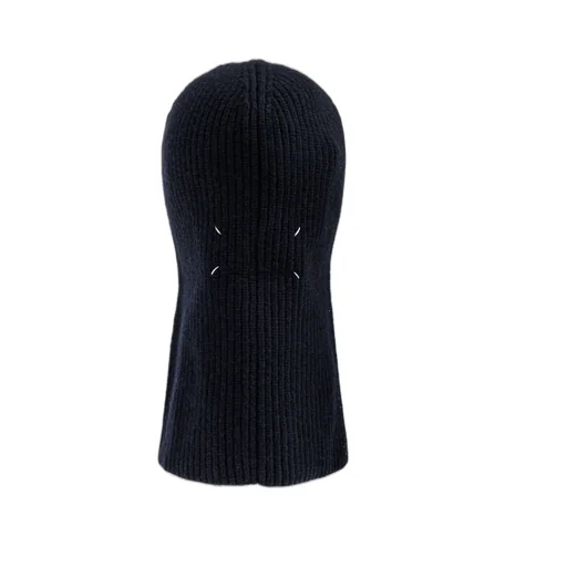 Numbers Patch Knitted Balaclava