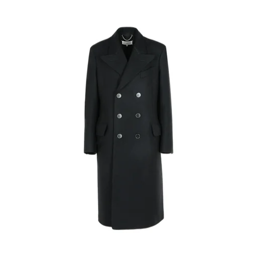 Long Sleeved Double-Breasted Coat