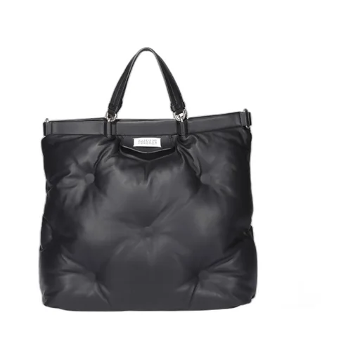 Logo Patch Quilted Tote Bag