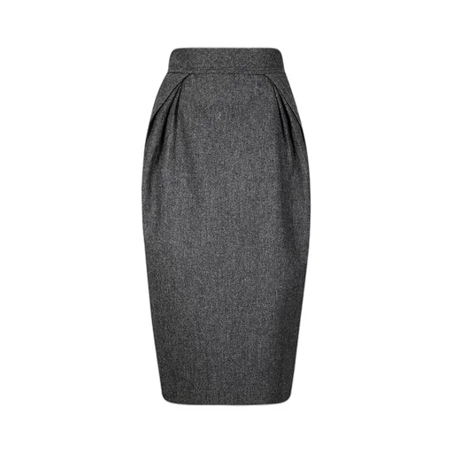 High Waist Pleated Skirt