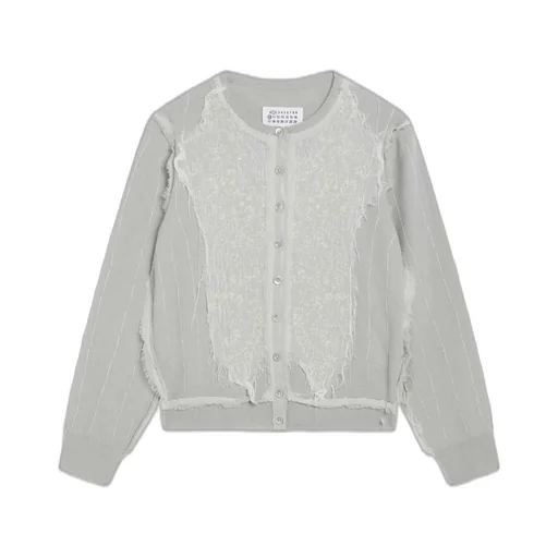 Vintage Effect Knitted Cardigan