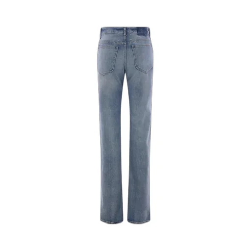 Logo Detailed Straight-Leg Jeans