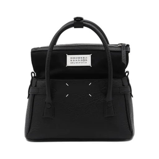 Logo Patch Top Handle Bag