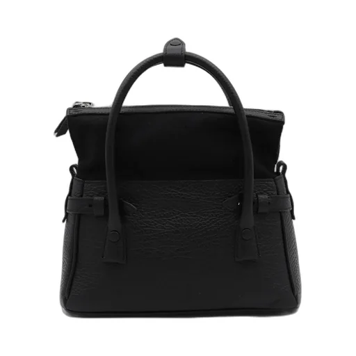 Logo Patch Top Handle Bag