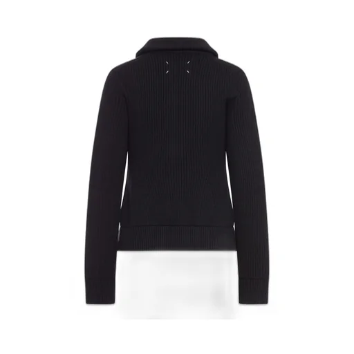 Zip-Up Ribbed Cardigan