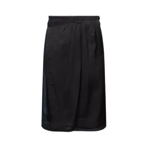 Asymmetric Layered Midi Skirt