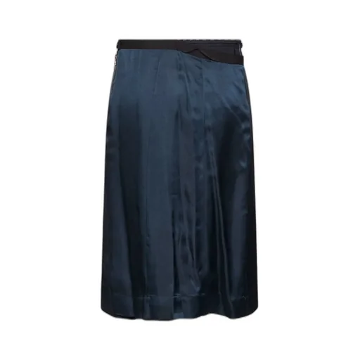 Asymmetric Layered Midi Skirt