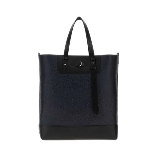 Vertical Logo Printed Tote Bag