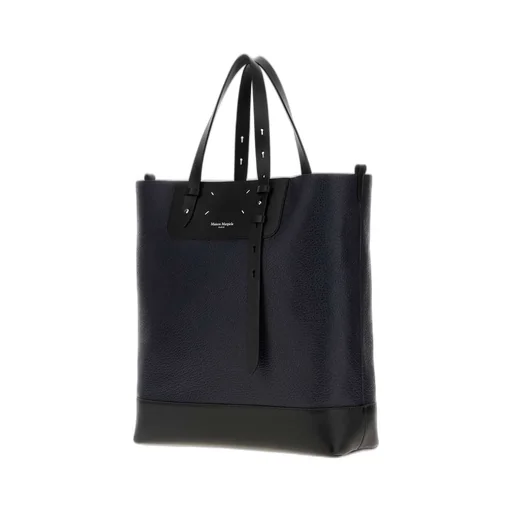 Vertical Logo Printed Tote Bag