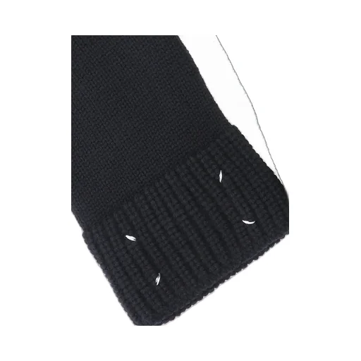 Four-Stitch Ribbed Gloves