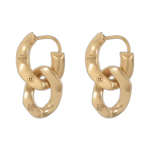 Chain-Link Drop Earrings