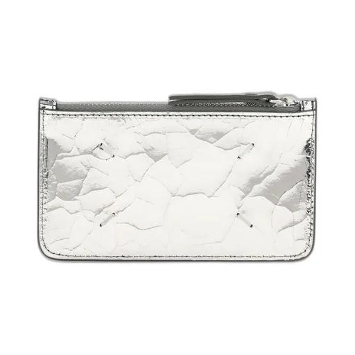 Four-Stitch Top-Zip Coin Wallet