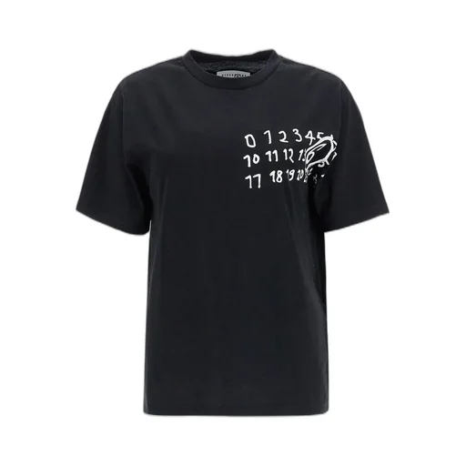 Number Printed Crewneck T-Shirt