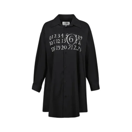 Numeric Signature Midi Shirt Dress