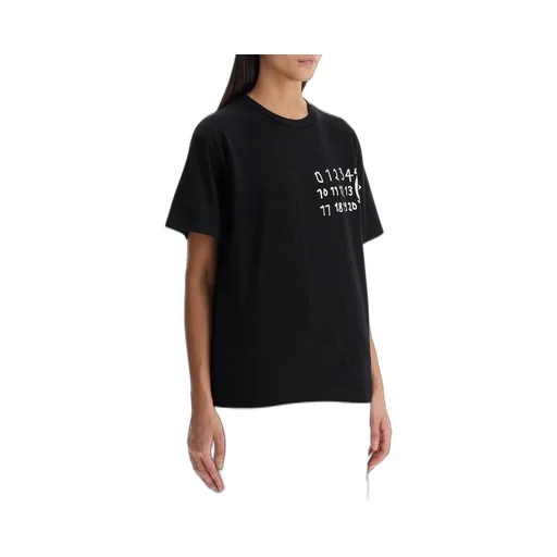 Number Printed Crewneck T-Shirt