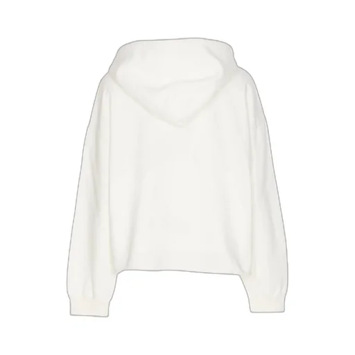 Logo-Printed Drop Shoulder Hoodie