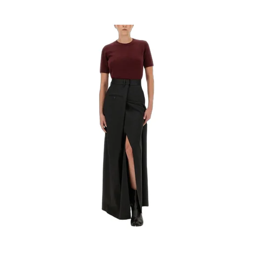 Front Slit Maxi Skirt