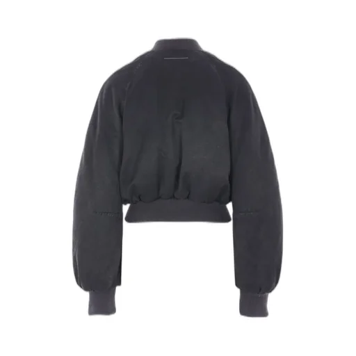 Raglan-Sleeved Bomber Jacket