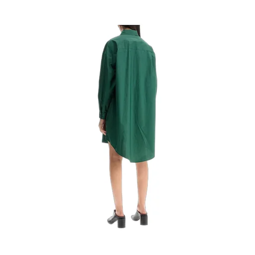 Logo Printed Shirt Dress