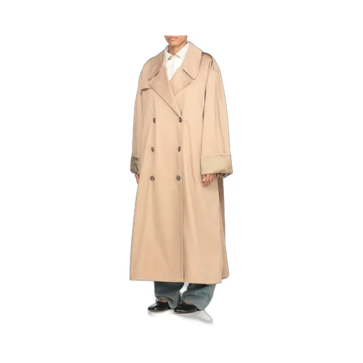 Double-Breasted Oversized Trench Coat