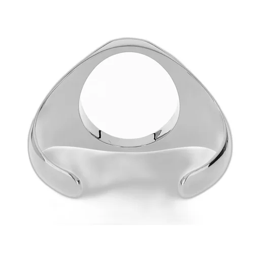 Polish Finished Cut-Out Cuff Bracelet