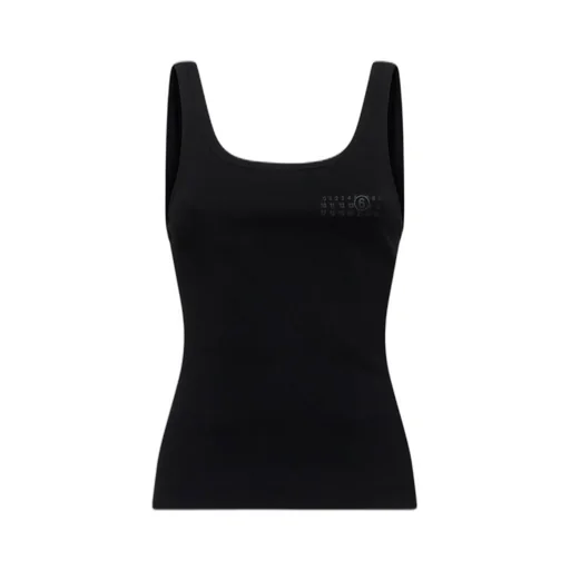 Strap-Detailed Open-Back Tank Top